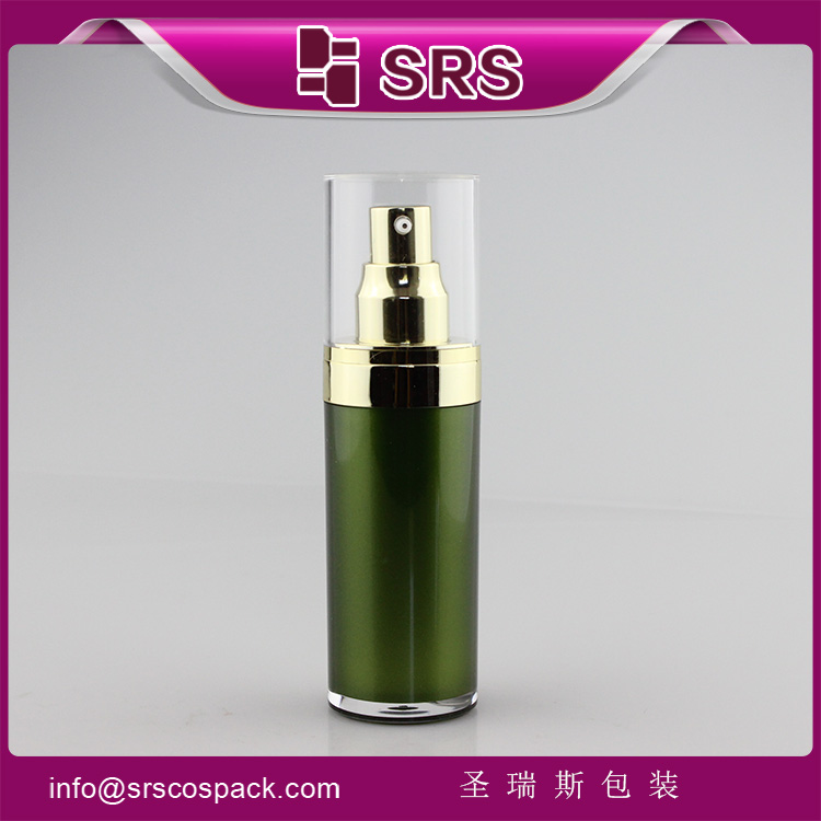 L023 Round Shape acrylic 15ml 30ml 50ml 100ml 120ml Plastic skin whitening lotion Bottle